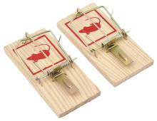 Musefælde i træ 2 stk.